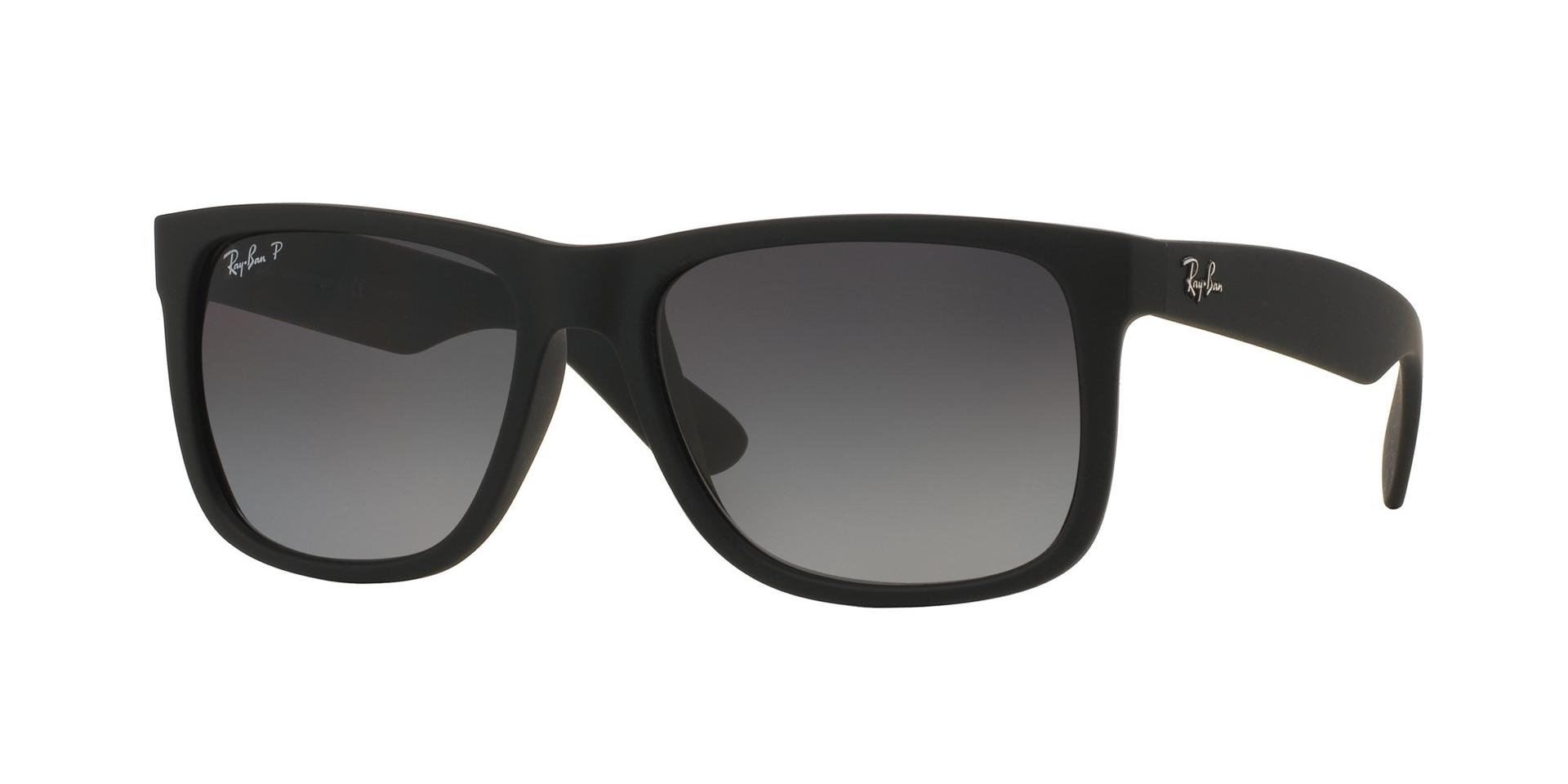 Ray-Ban Justin Matte Black Polarized Grey Gradient 54mm 