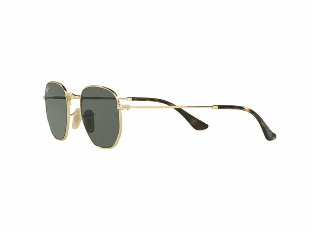 Ray-Ban Hexagonal Flat Lenses Gold/G-15 Green 48 mm  display picture 2