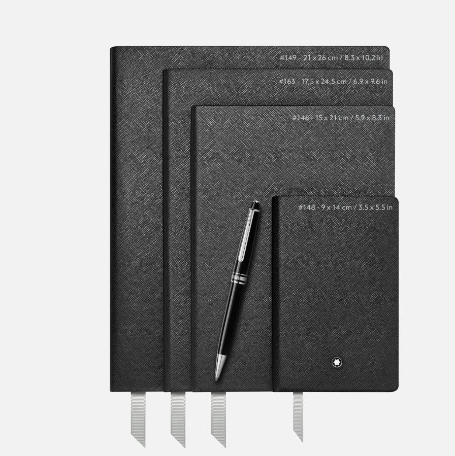 Montblanc Notebook #146 Small, Black – Squared MB113637 | eBay