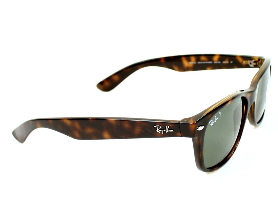 Buy Ray-Ban New Wayfarer Tortoise Green Polarized 52mm