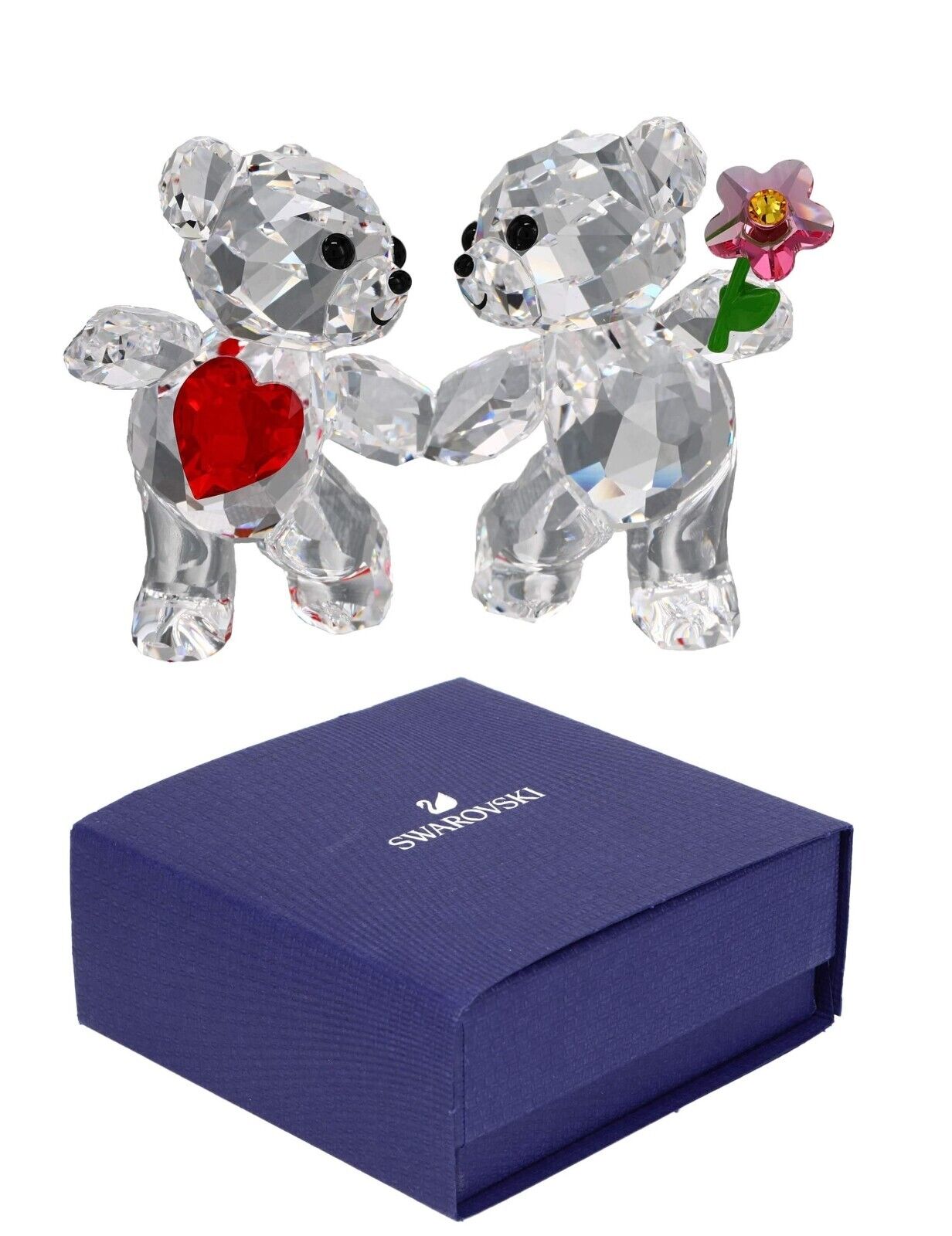 Swarovski Kris Bear Happy Together Figurine Designer Elke Huber