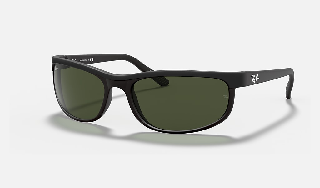 Ray-Ban Predator 2 Matte Black/G-15 Green Sunglasses RB2027 W1847