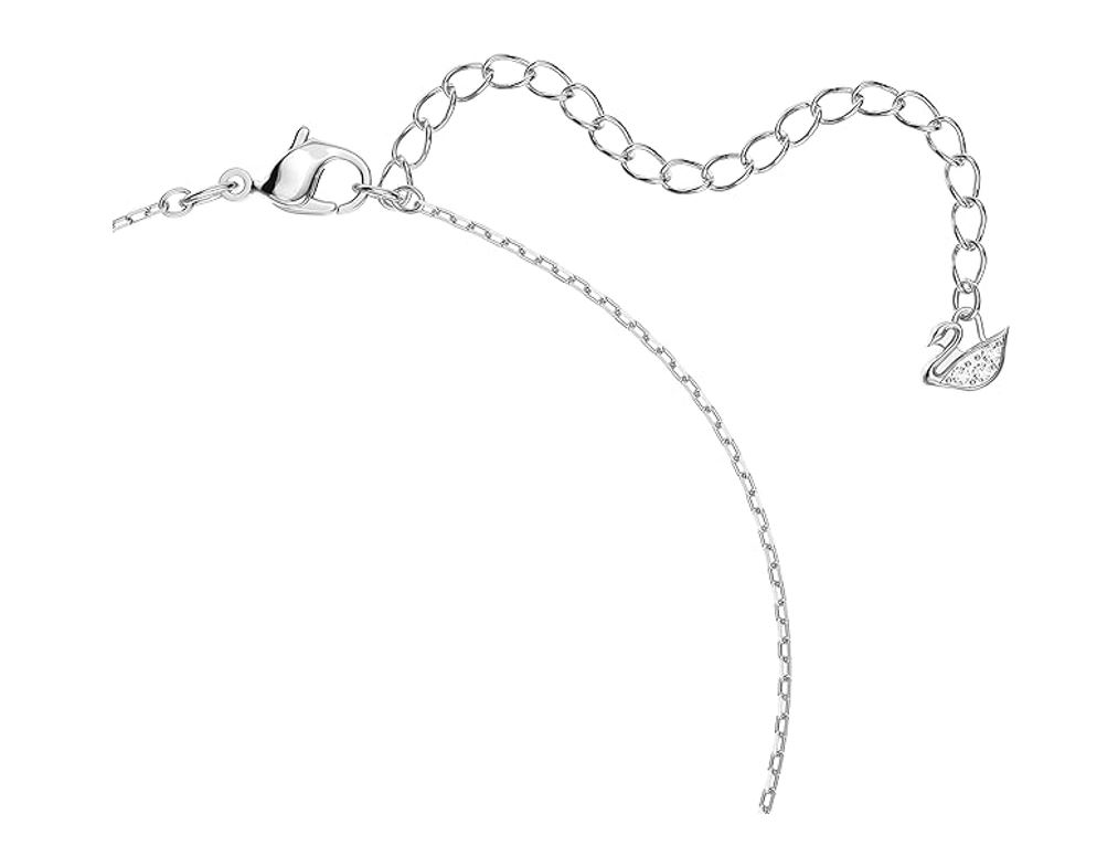 ★SWAROVSKI★ Swan Blue Rhodium Necklace 5533397 Swarovski Dancing Swan necklace, Swan, Blue, Rhodium plated