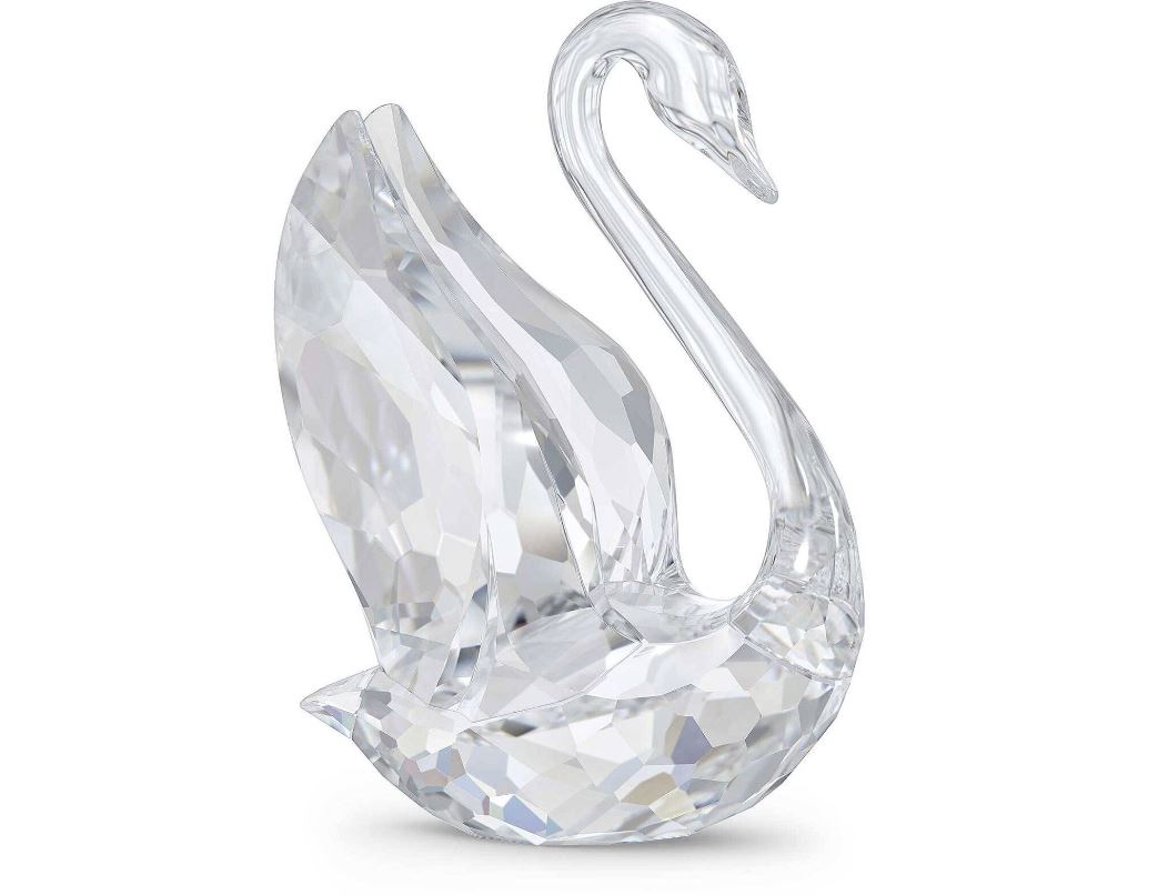 その他 swan crystal Swarovski Clear Crystal Figurine GRACEFUL SWAN, Large