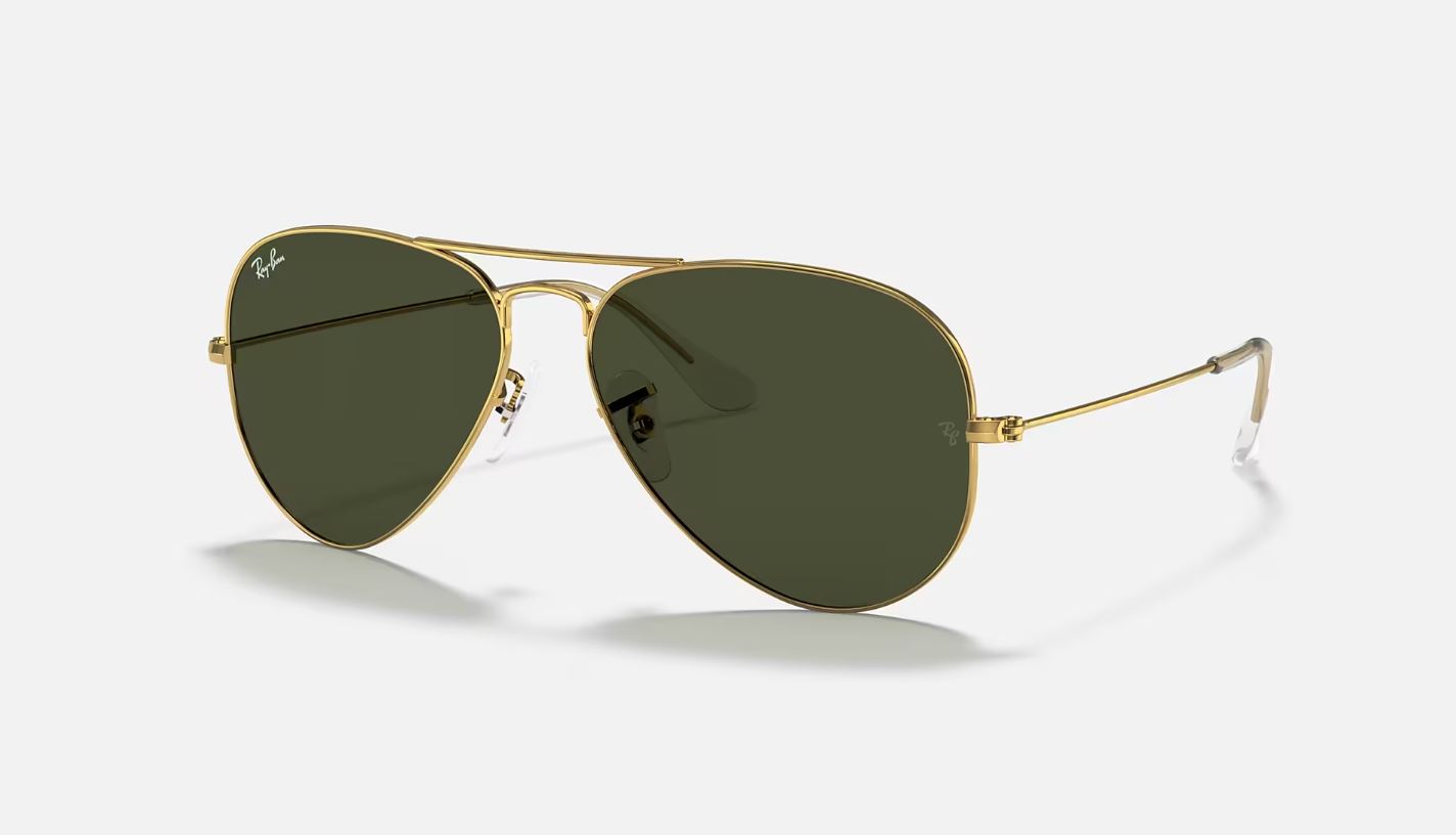 Ray-Ban Aviator Classic Arista Gold/G-15 Green 58 mm  display picture 3