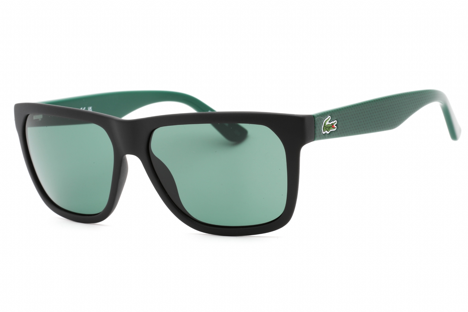Lacoste Matte Onyx/Black Frame Green Lenses 56 mm Unisex