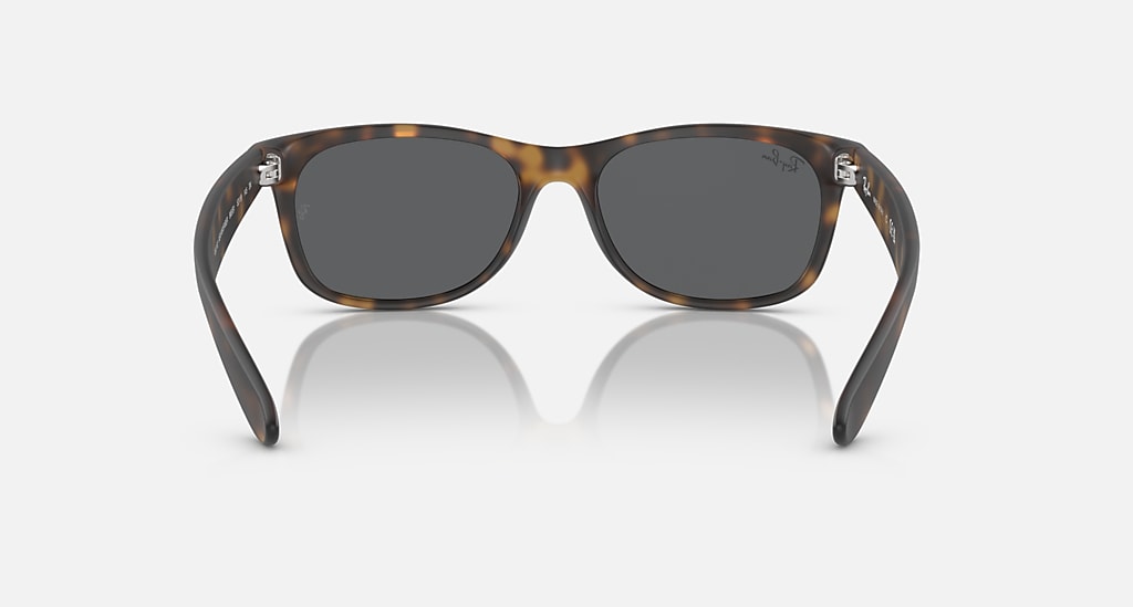 RAY-BAN NEW WAYFARER MATTE HAVANA/DARK GREY 55 mm SUNGLASSES