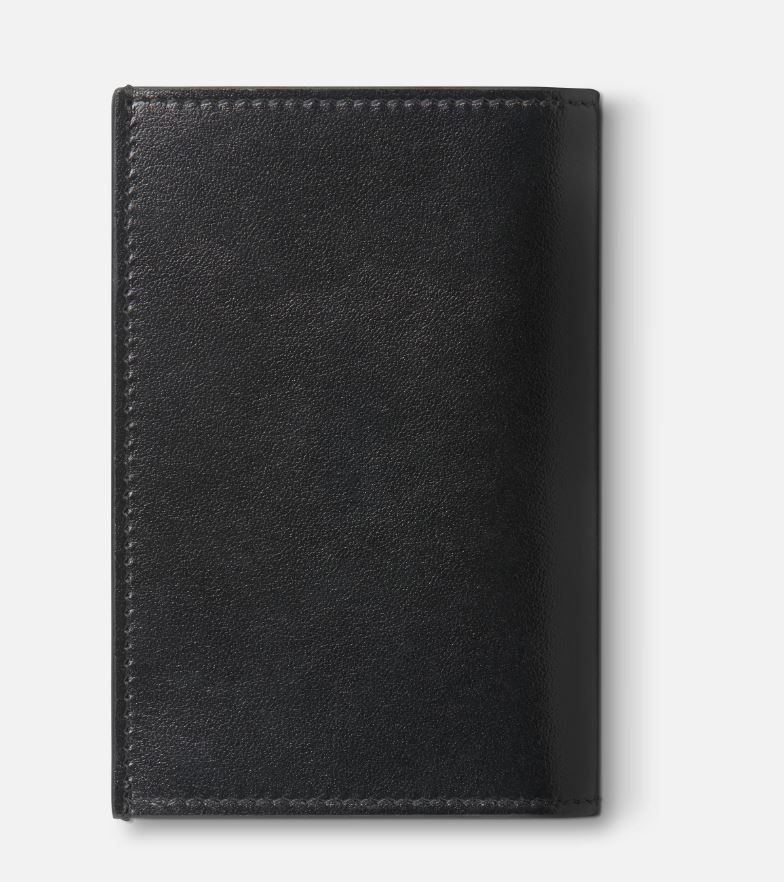 Montblanc Meisterstück Card Holder 2cc Wallet | Black Leather