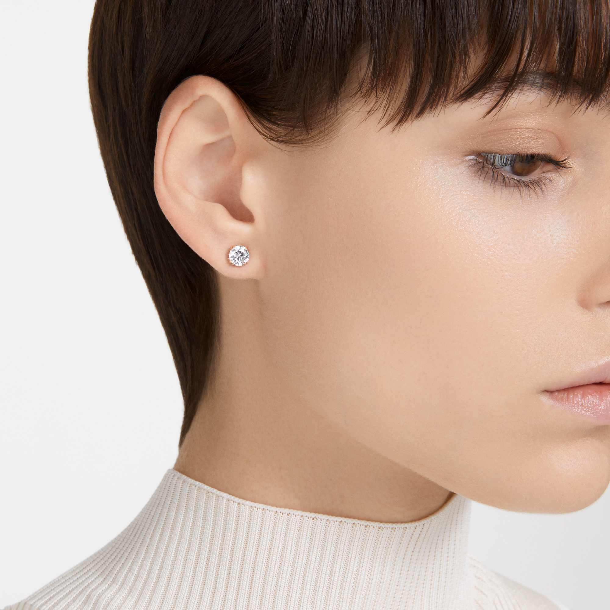 ピアス SWAROVSKI Stilla rose gold stud earrings 5638801 524915.jpg