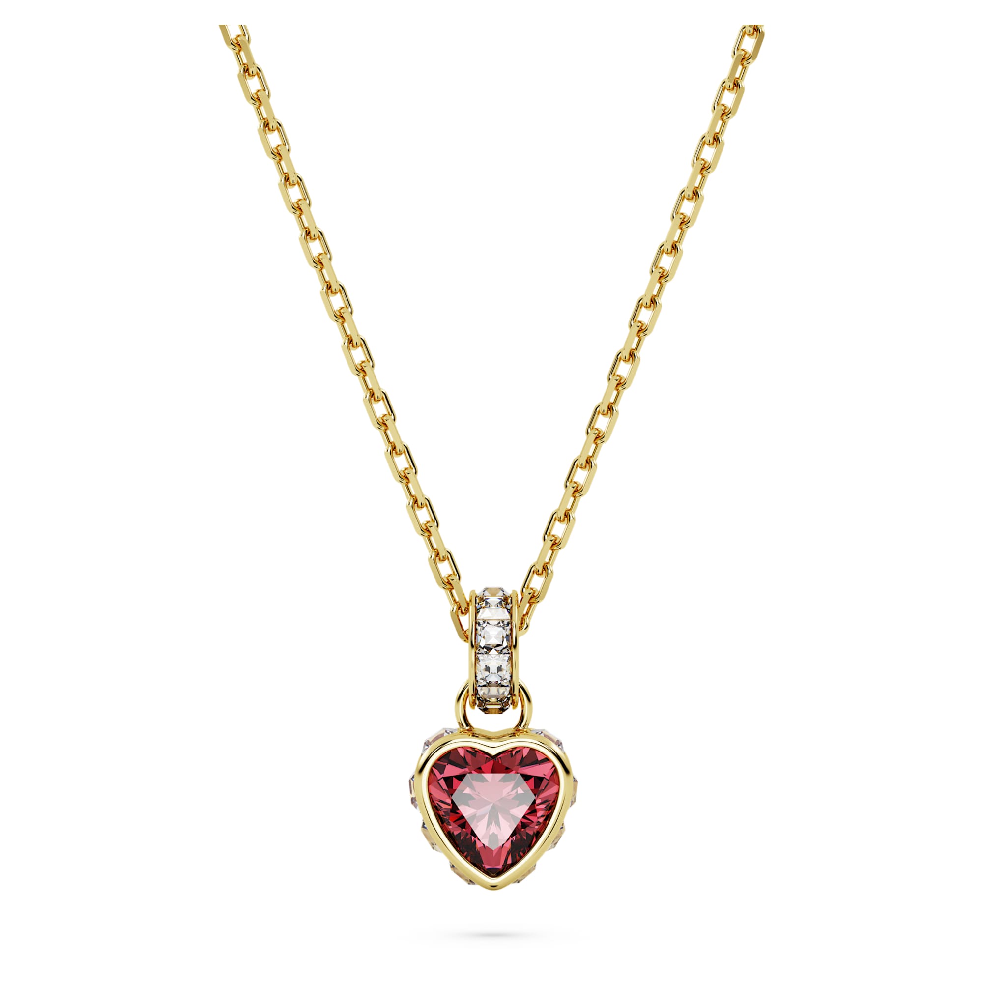 ネックレス・ペンダント SWAROVSKI Chroma Red Heart Necklace 5648750 100 SWAROVSKI Brand 5648750 Red Heart Crystal Pendant Stilla