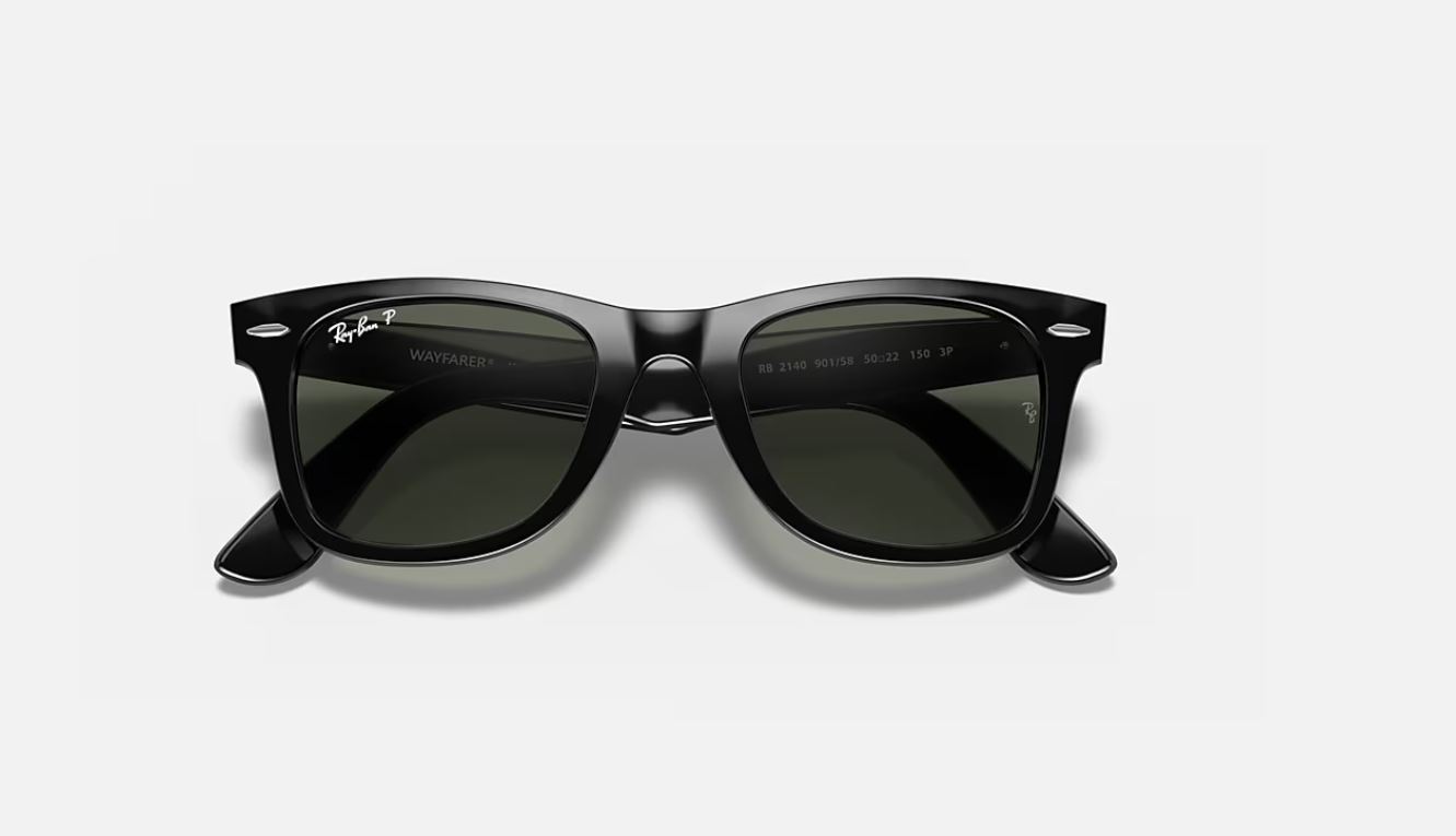 Ray-Ban Original Wayfarer Classic Black Polarized Sunglasses