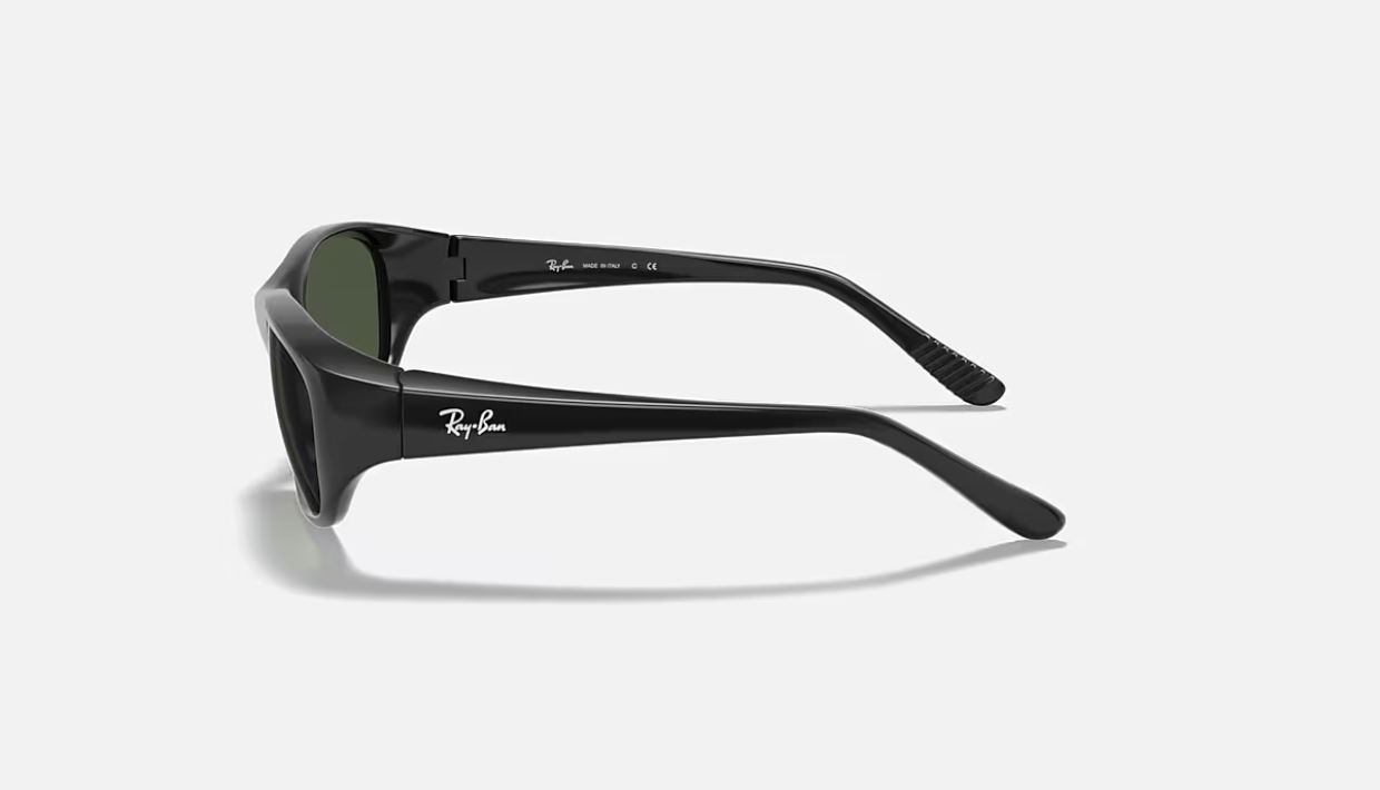 Ray-Ban Daddy-O Polished Black/G-15 Green 59 mm Sunglasses RB2016