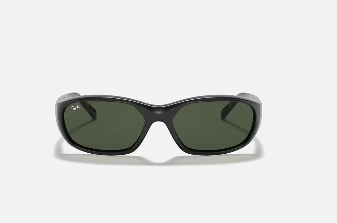 Ray-Ban Daddy-O Polished Black/G-15 Green 59 mm Sunglasses RB2016
