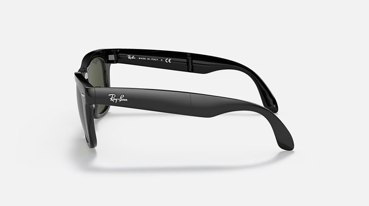 【未使用級】Ray-Ban WAYFARER FOLDING CLASSIC Ray-Ban Wayfarer Folding Classic Polished Black/G-15 Green 50 mm
