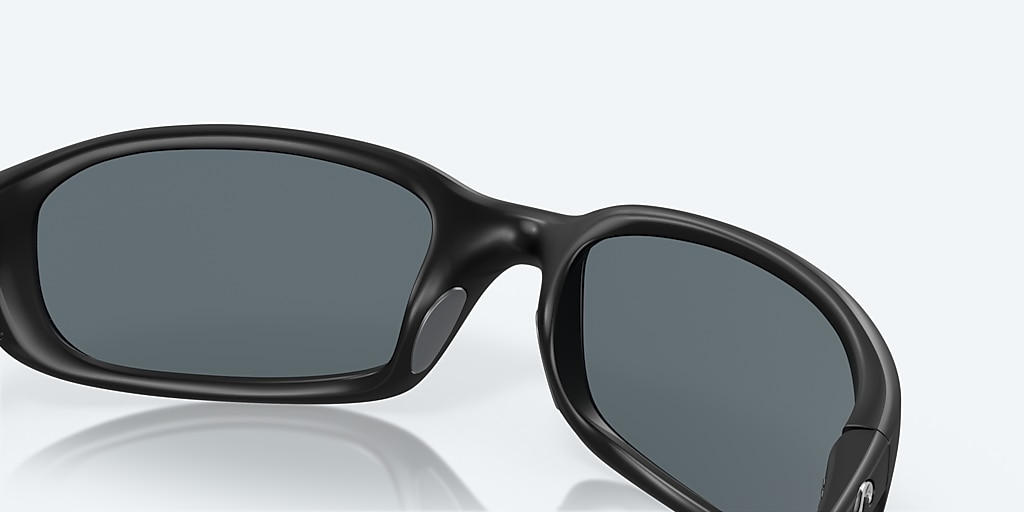 Costa Del Mar Brine Sunglasses - Matte Black / Blue Mirror 580P Polarized (59mm)