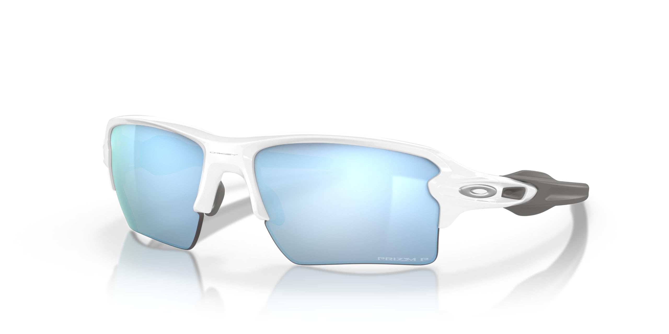 Oakley Flak 2.0 XL Polished White/Prizm Deep Water Polarized Men's