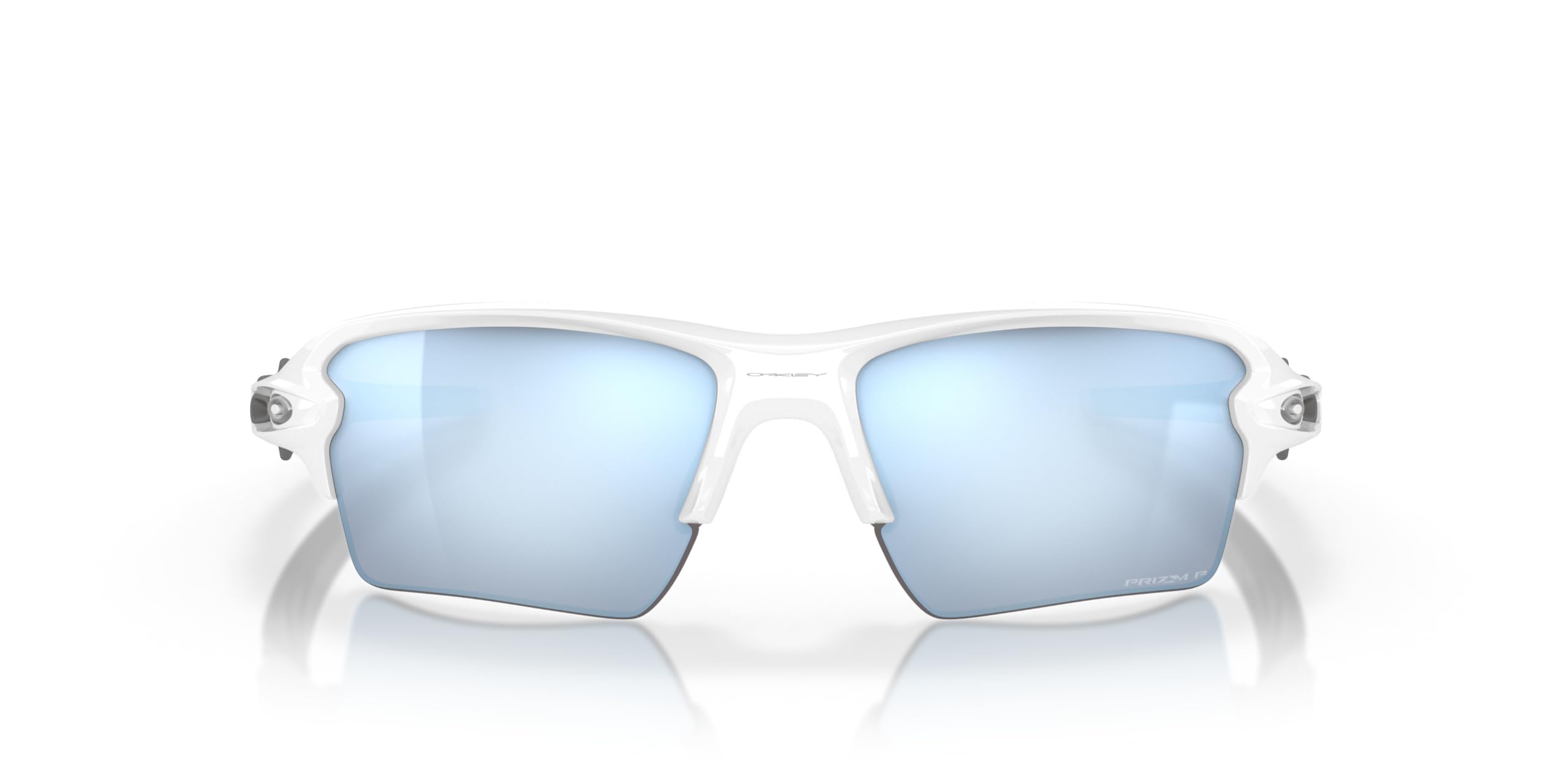 Oakley Flak 2.0 XL Polished White/Prizm Deep Water Polarized Men's
