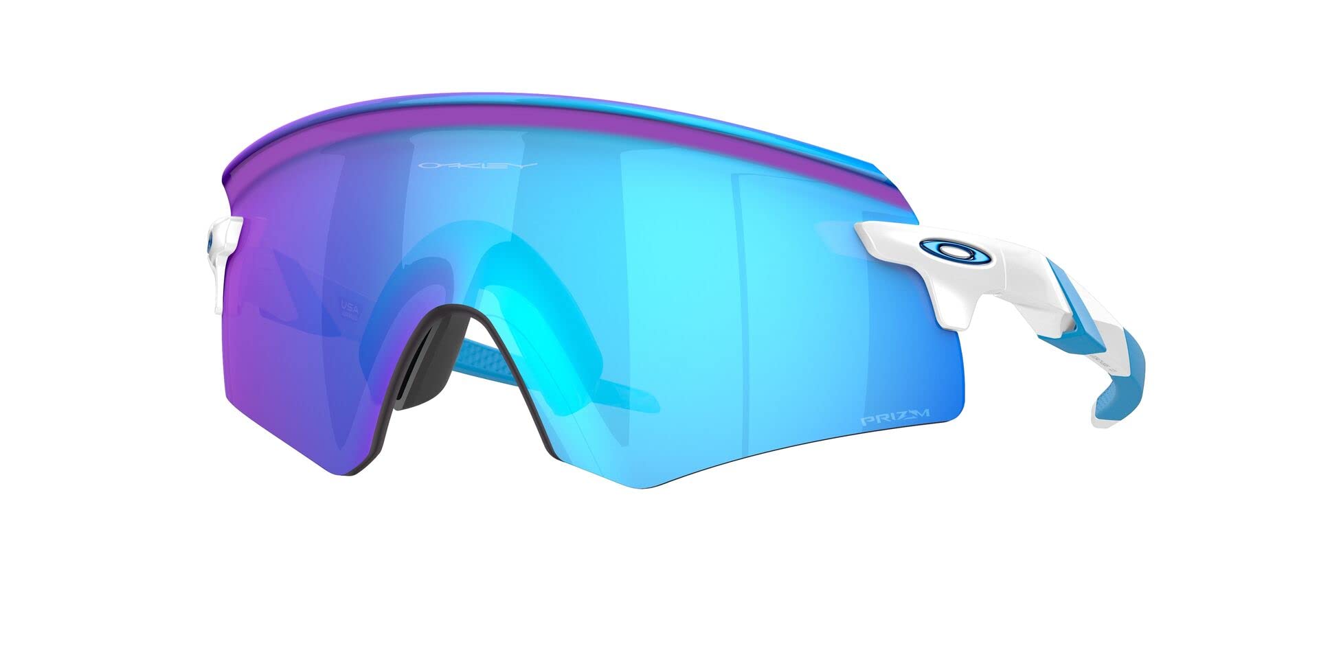 Oakley Encoder Polished White/Prizm Sapphire Men's Sunglasses