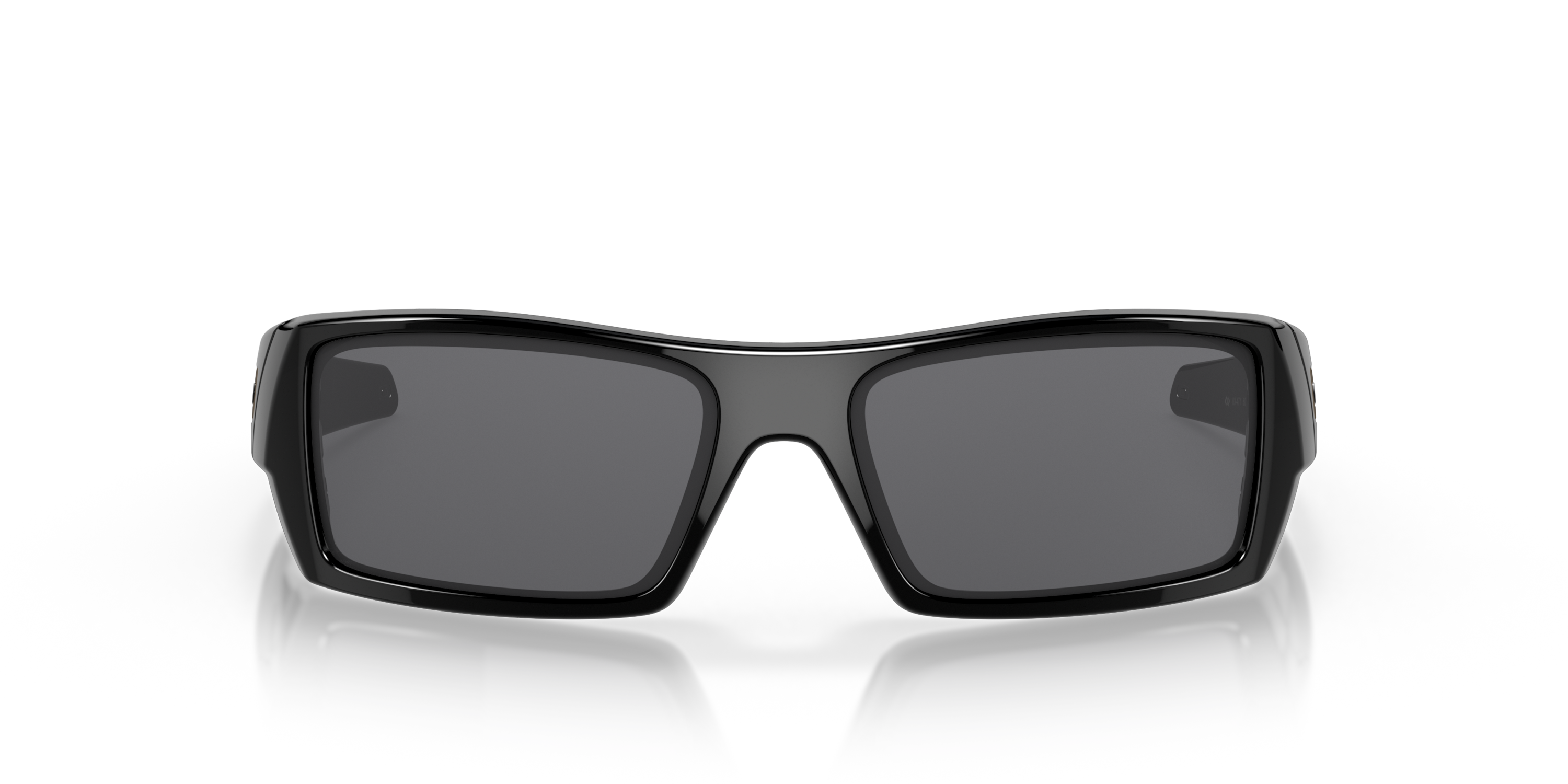 Oakley Gascan Polished Black/Grey 60 mm Men's Sunglasses OO9014 03