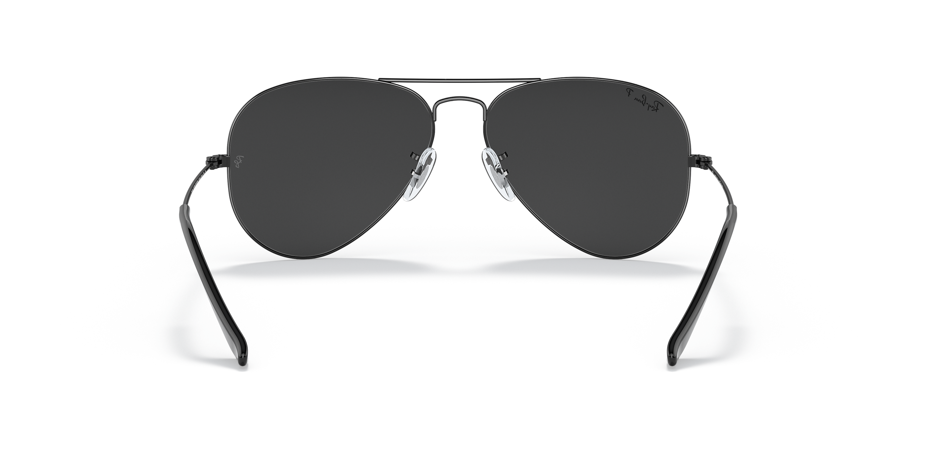 Ray-Ban Black Sunglasses Set with Black Case ORB 3025  4895 Ray Ban Aviator Total Black Polarized Classic Unisex  main image 2
