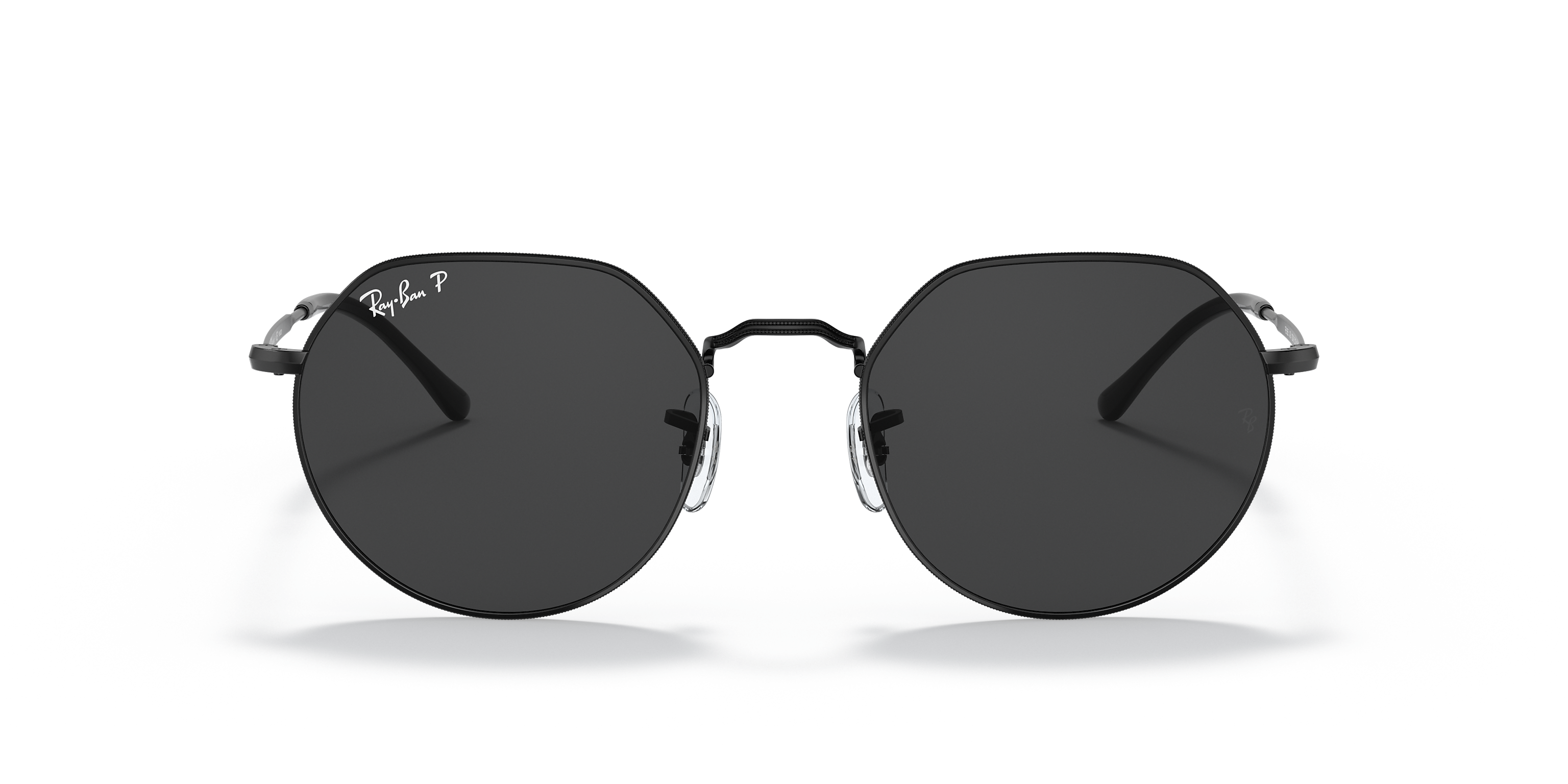 Ray-Ban Jack Polished Black/Black Polarized 53 mm Sunglasses