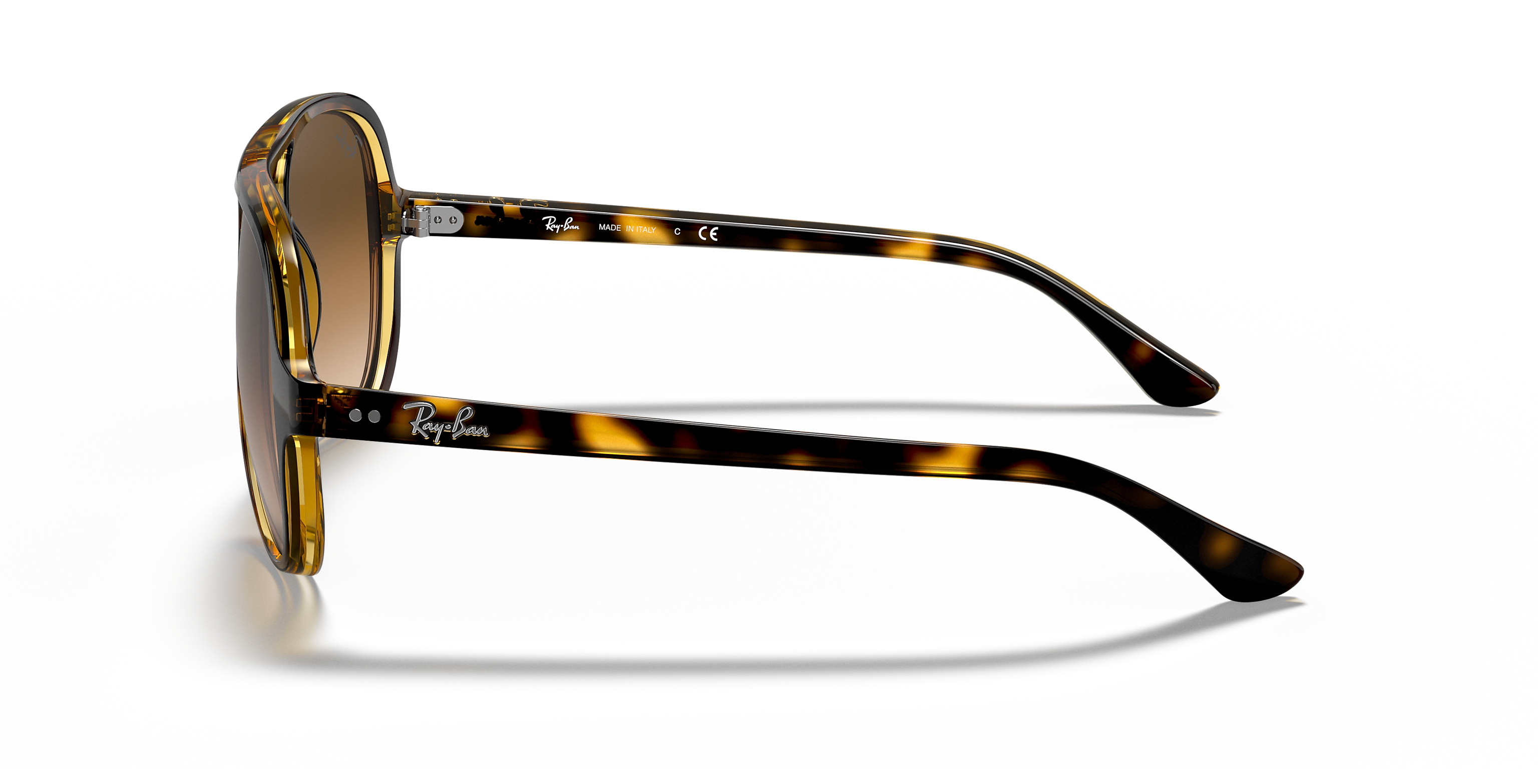New w/o tags Cats 5000 classic Ray-Ban Tortoiseshell Aviator Sunglasses Ray-Ban Ray-Ban Sunglasses in Black | Target Optical main image 2