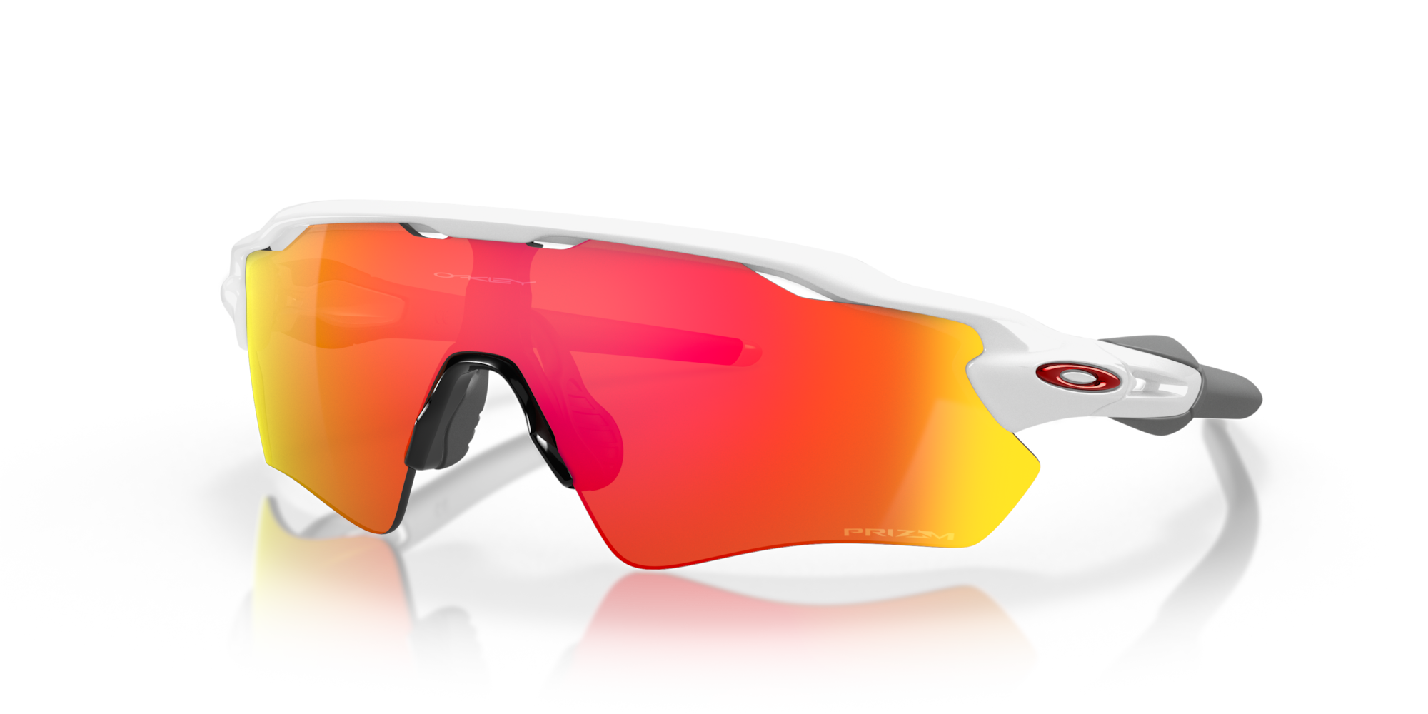 Oakley Radar EV Path Polished White / Prizm Ruby Men's XL