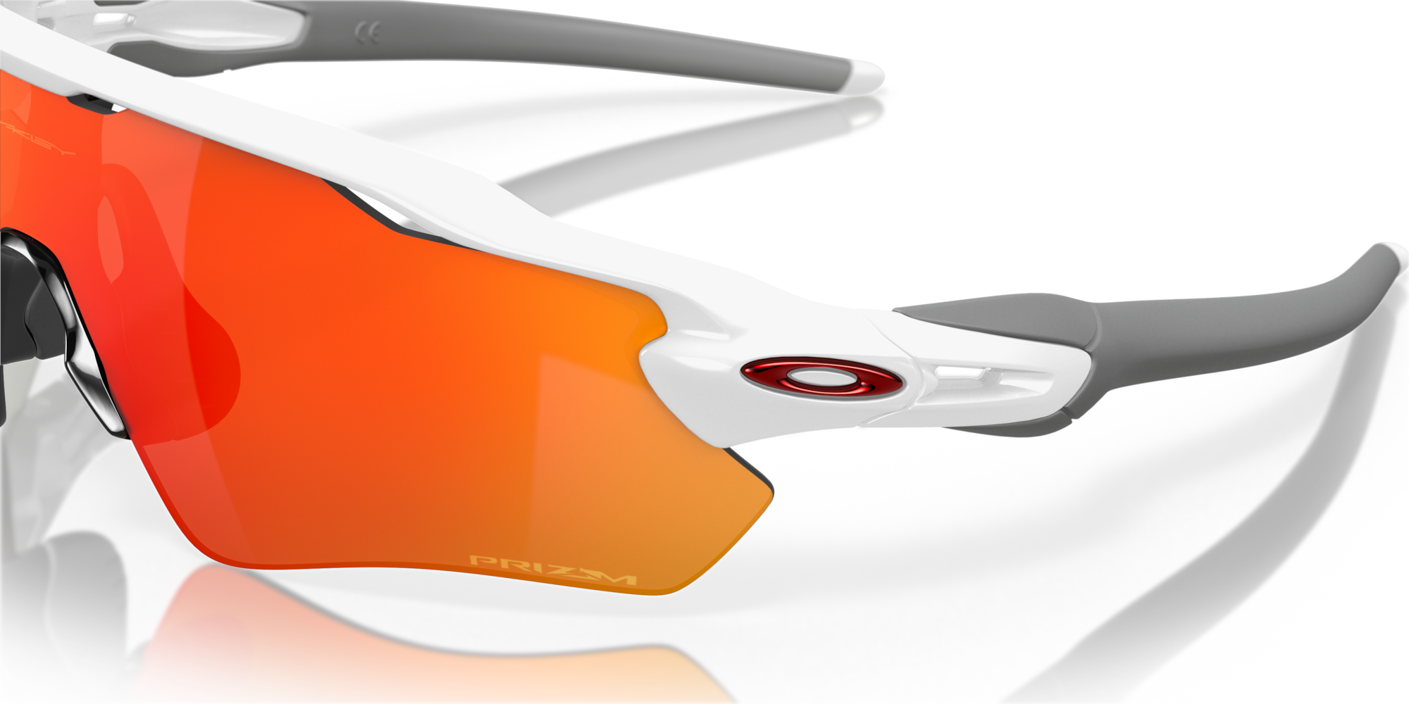 Oakley Radar EV Path Polished White / Prizm Ruby Men's XL
