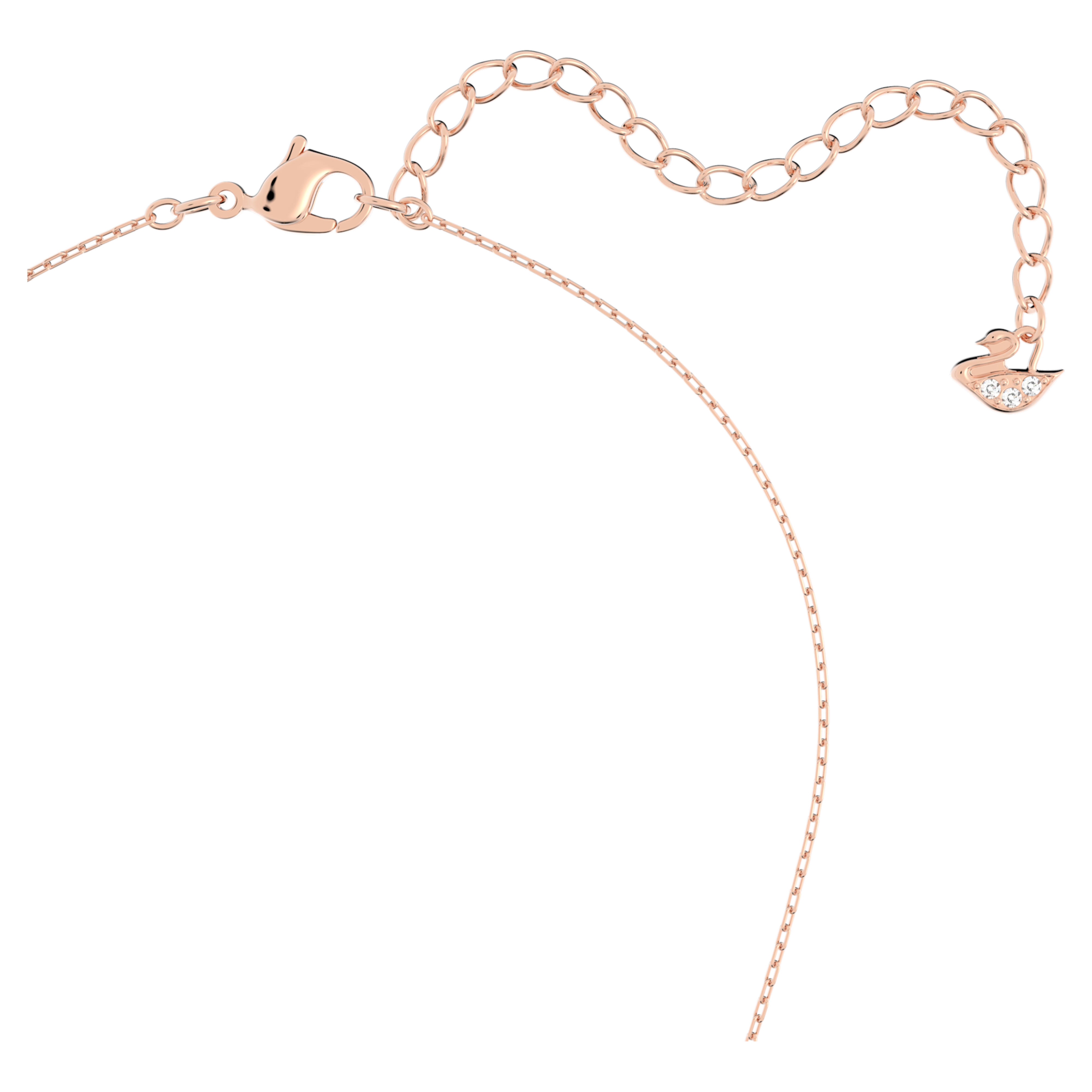Swarovski Hyperbola Necklace Infinity and Heart White Mixed