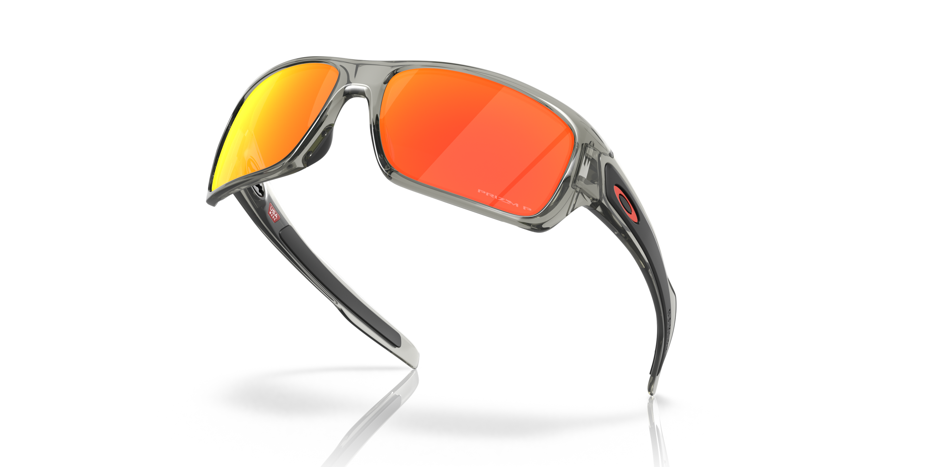 Oakley Turbine Grey Ink/Prizm Ruby Polarized 65 mm Men's
