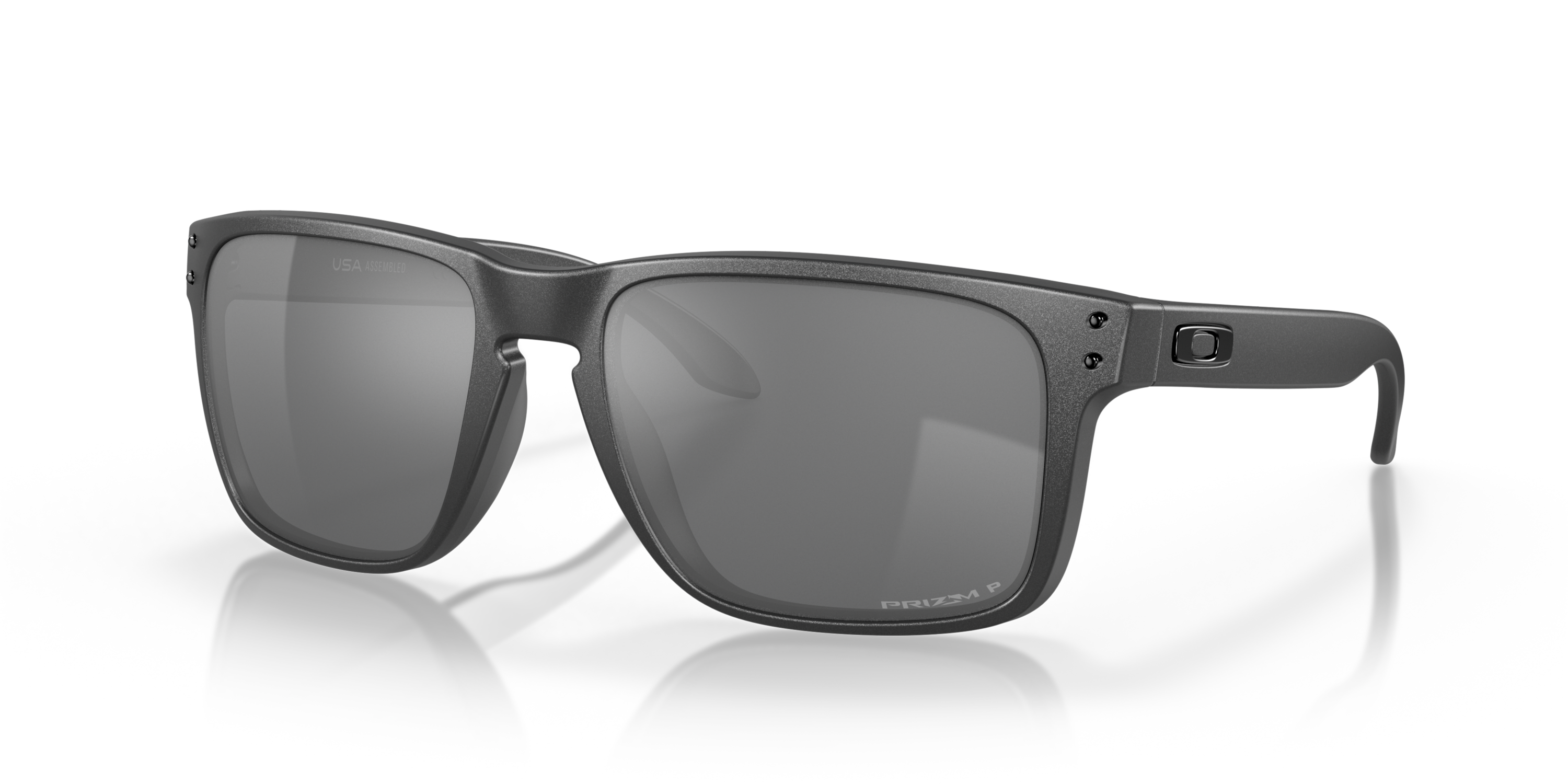Oakley Holbrook XL Steel/Steel Polarized Men's 59 mm Sunglasses