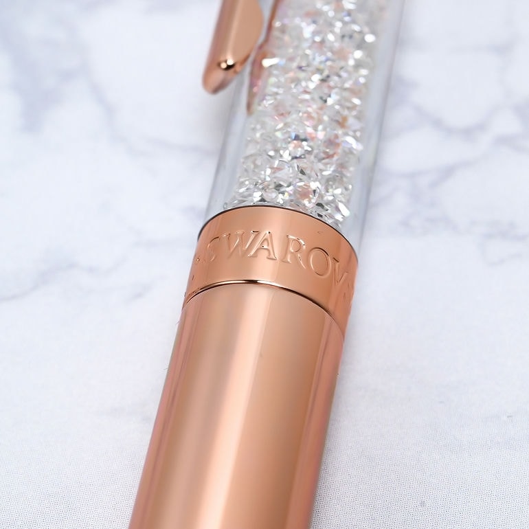 Swarovski Crystalline Ballpoint Pen, Swan, Rose Gold Tone Plated
