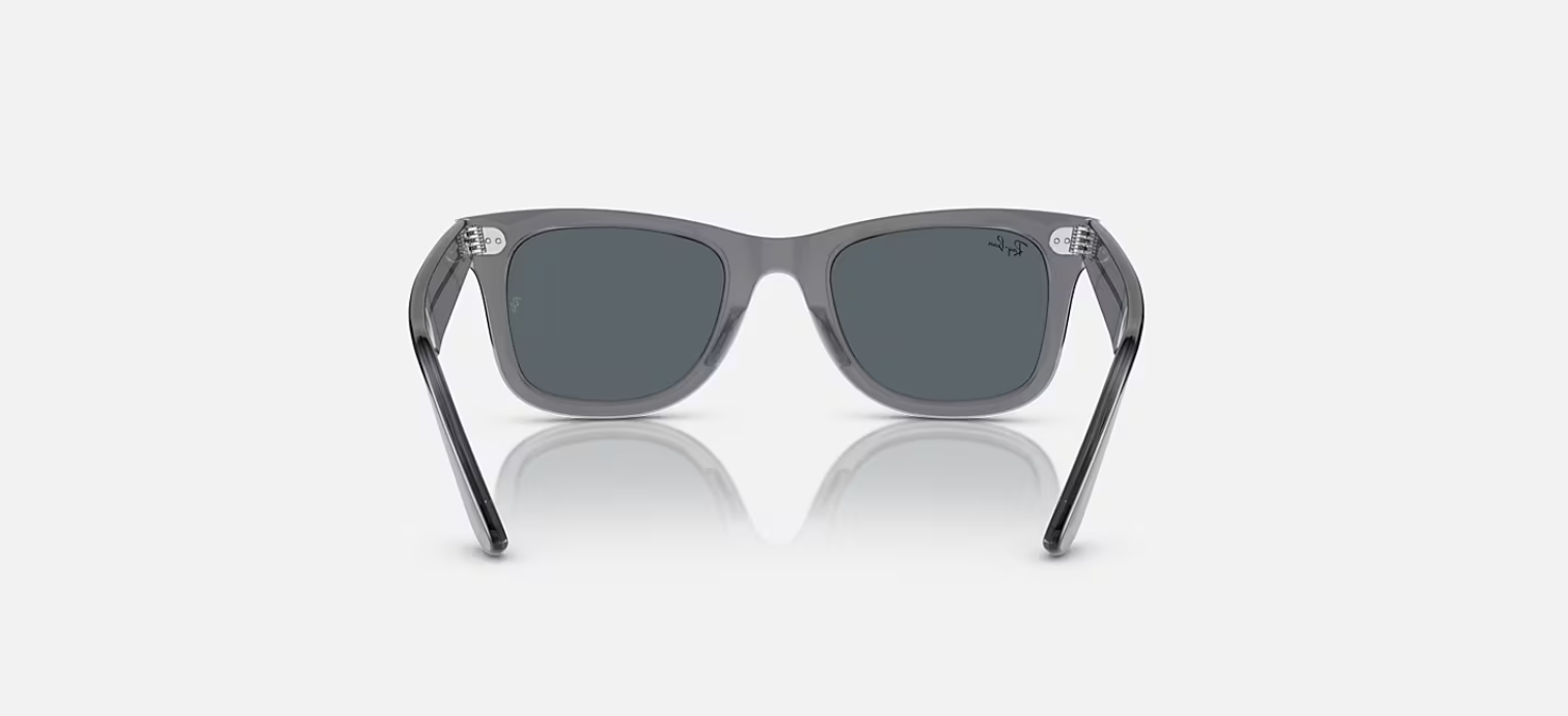 Ray-Ban Original Wayfarer Transparent Gray/Blue 50mm Sunglasses