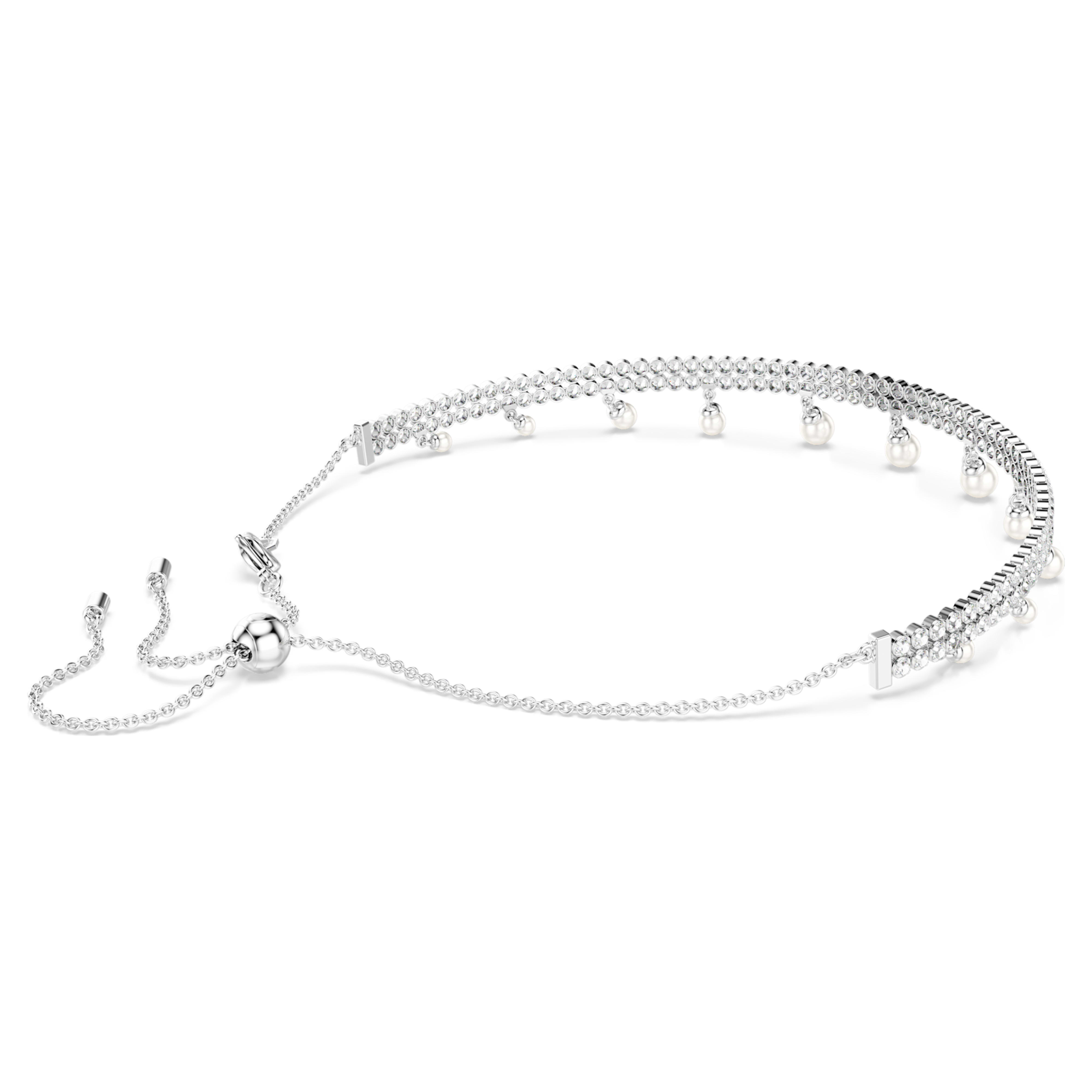 【SWAROVSKI × Ariana Grande】チョーカー Ariana Grande x Swarovski choker, Crystal pearl, Round cut