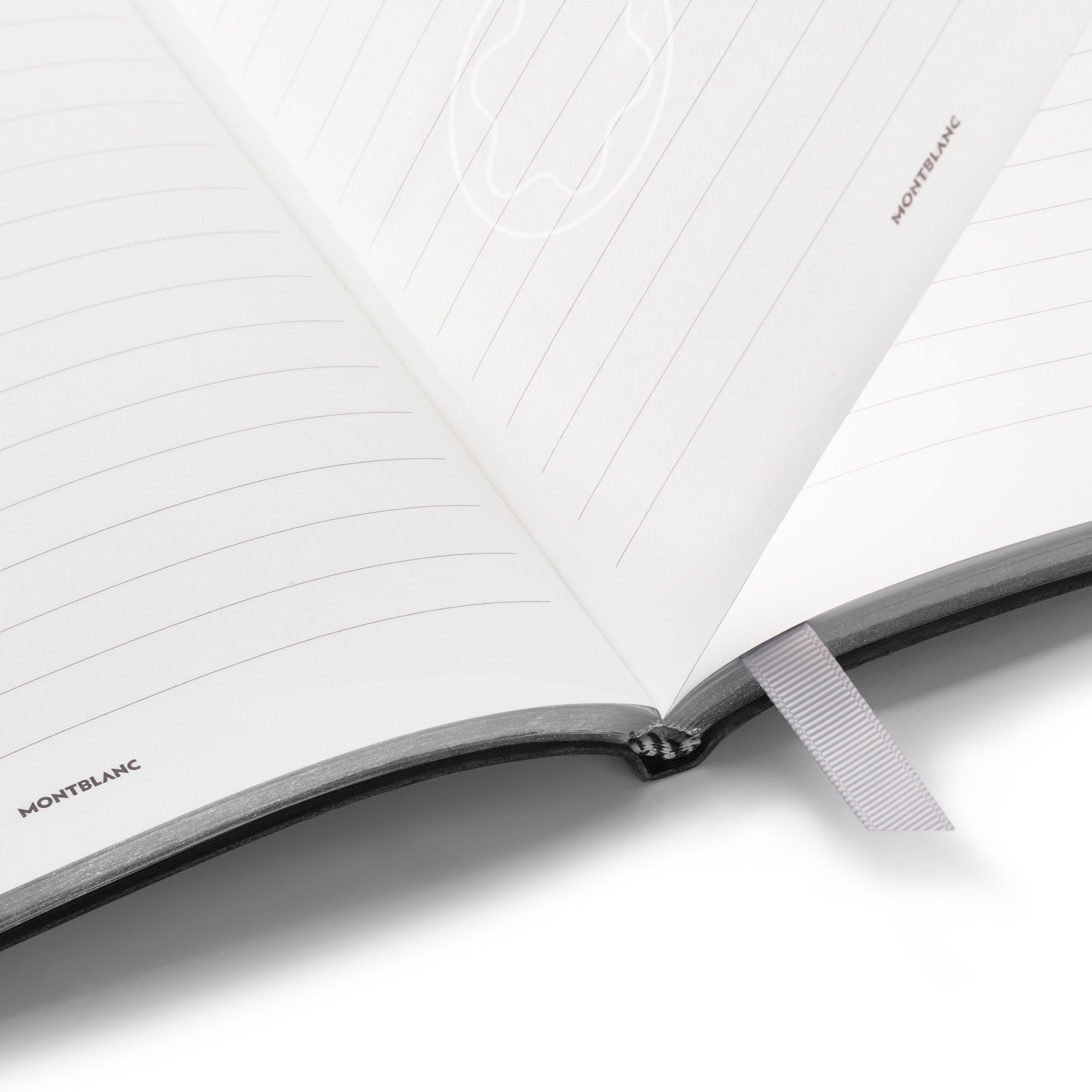 Montblanc Fine Stationery Lined Small Black Notebook # 146