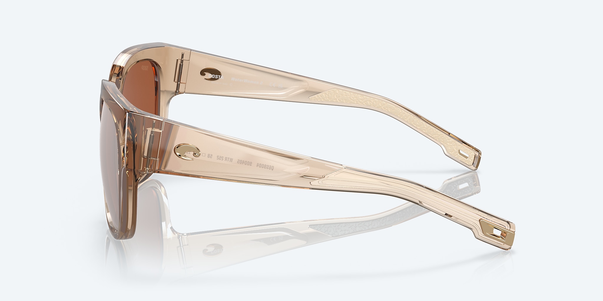 Costa Del Mar Waterwoman 2 Blonde/Copper Silver Mirror 580P
