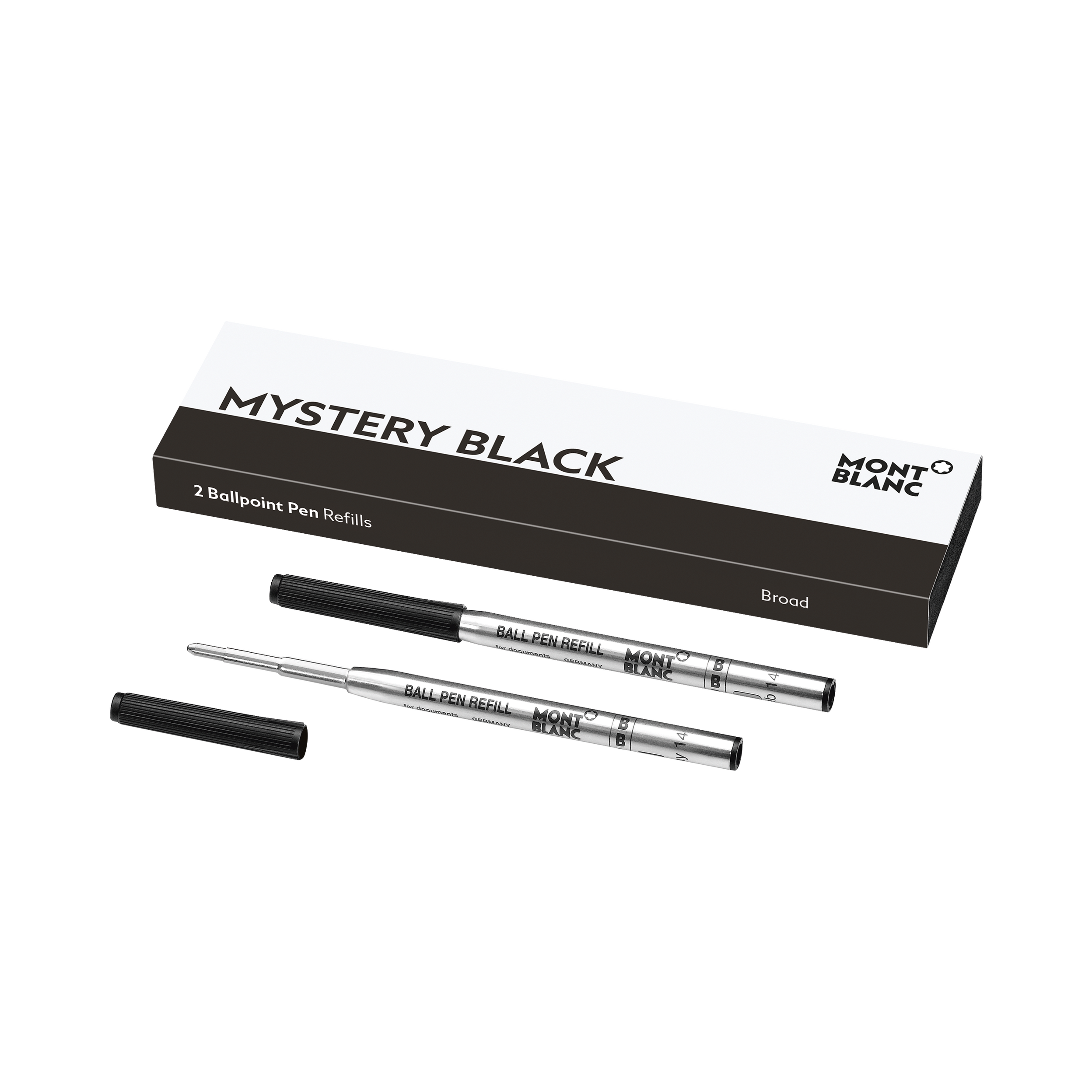 Montblanc Refill Ballpoint Broad Tip Mystery Black Pen Refill