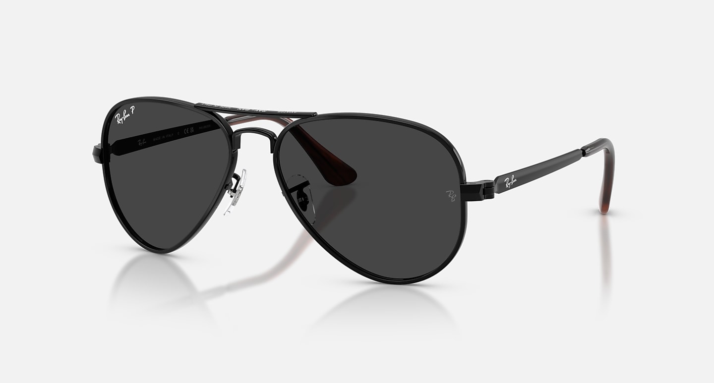 MAXエアネイラ510 Ray-Ban Aviator Max Black/Black Polarized 58 mm Sunglasses RB3925