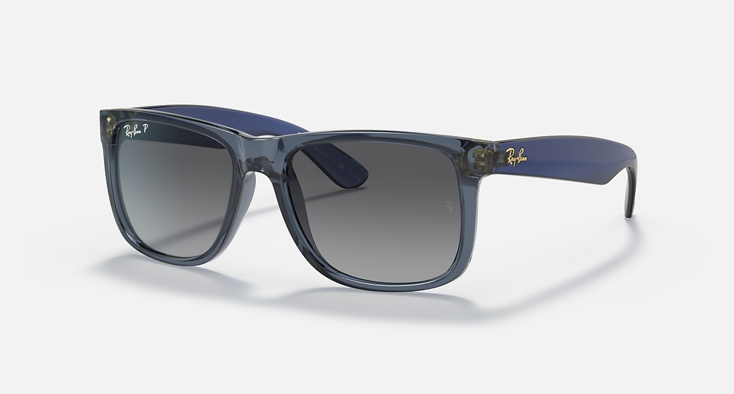 Ray-Ban Justin Classic Transparent Blue/Grey Gradient  display picture 3