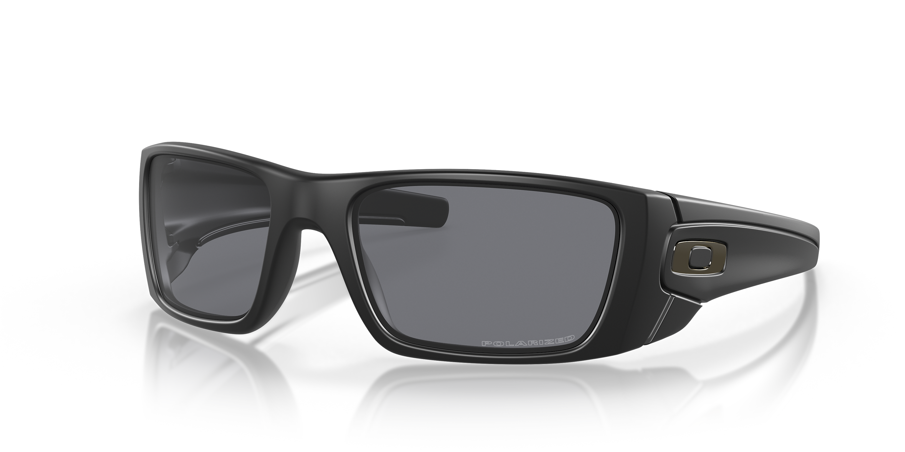 Oakley Fuel Cell Matte Black/Grey Polarized 60 mm Sunglasses