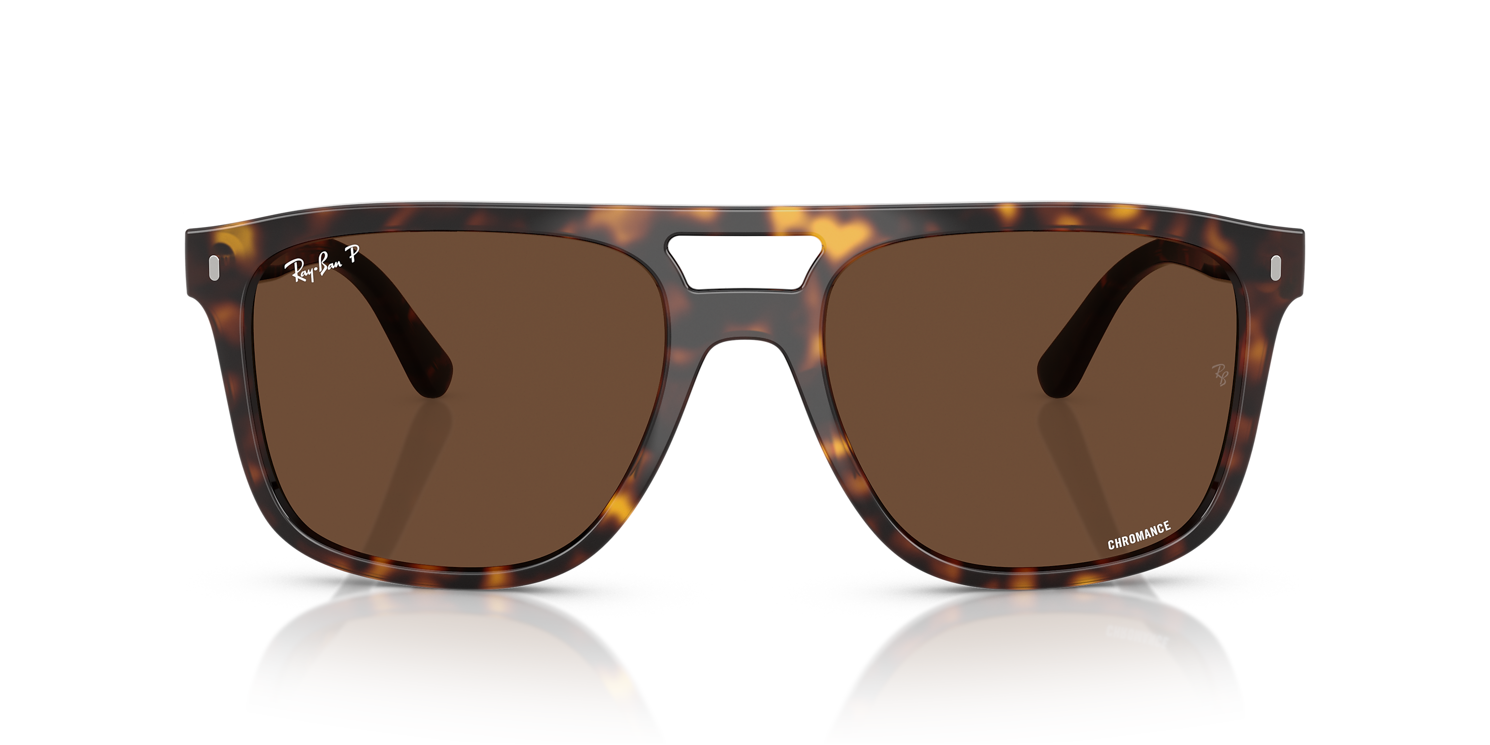 Ray-Ban RB2213CH Chromance Polished Havana/Brown Polarized 58 mm