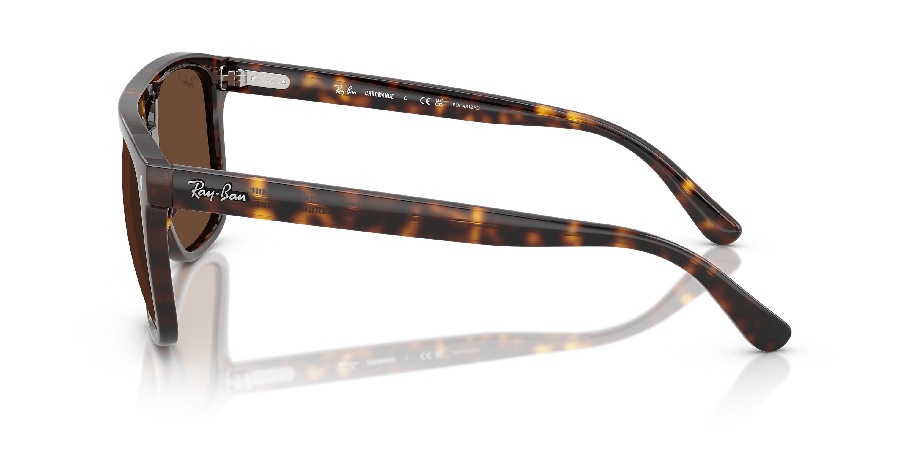 Ray-Ban RB2213CH Chromance Polished Havana/Brown Polarized 58 mm