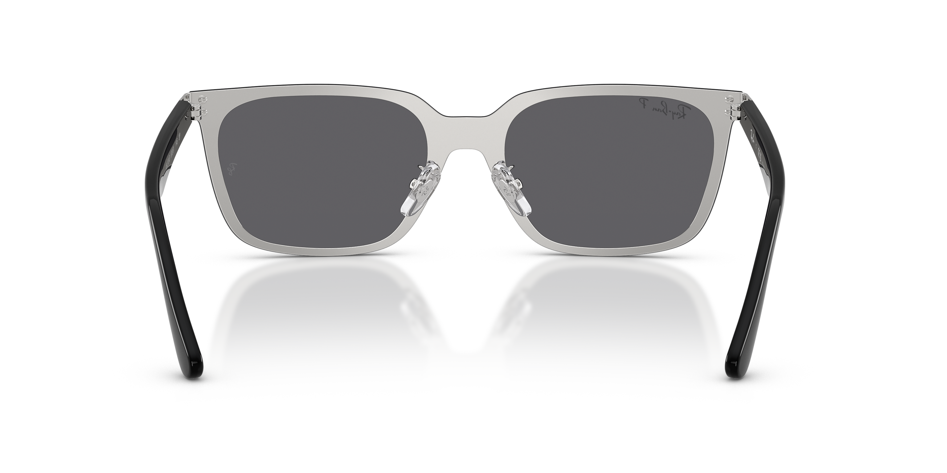 Ray-Ban RB3784D Polished Silver/Grey Polarized Sunglasses RB3784D