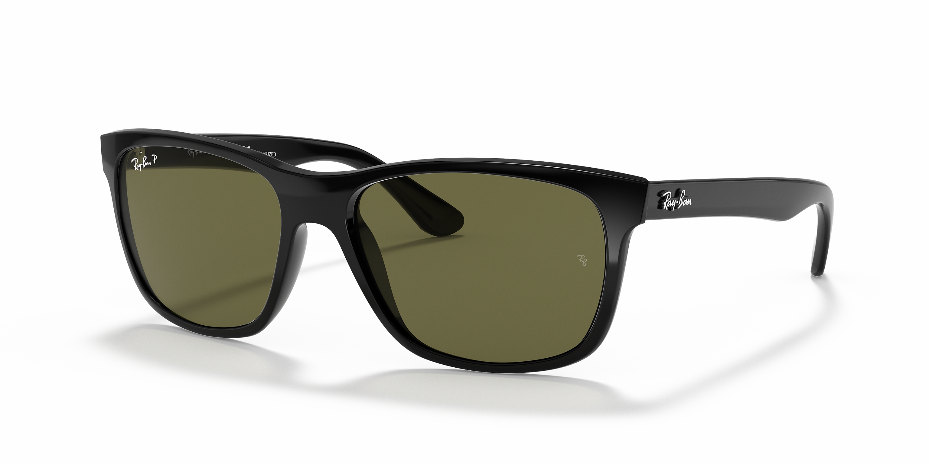 Ray-Ban RB4181 Black/G-15 Green Polarized 57 mm Sunglasses RB4181