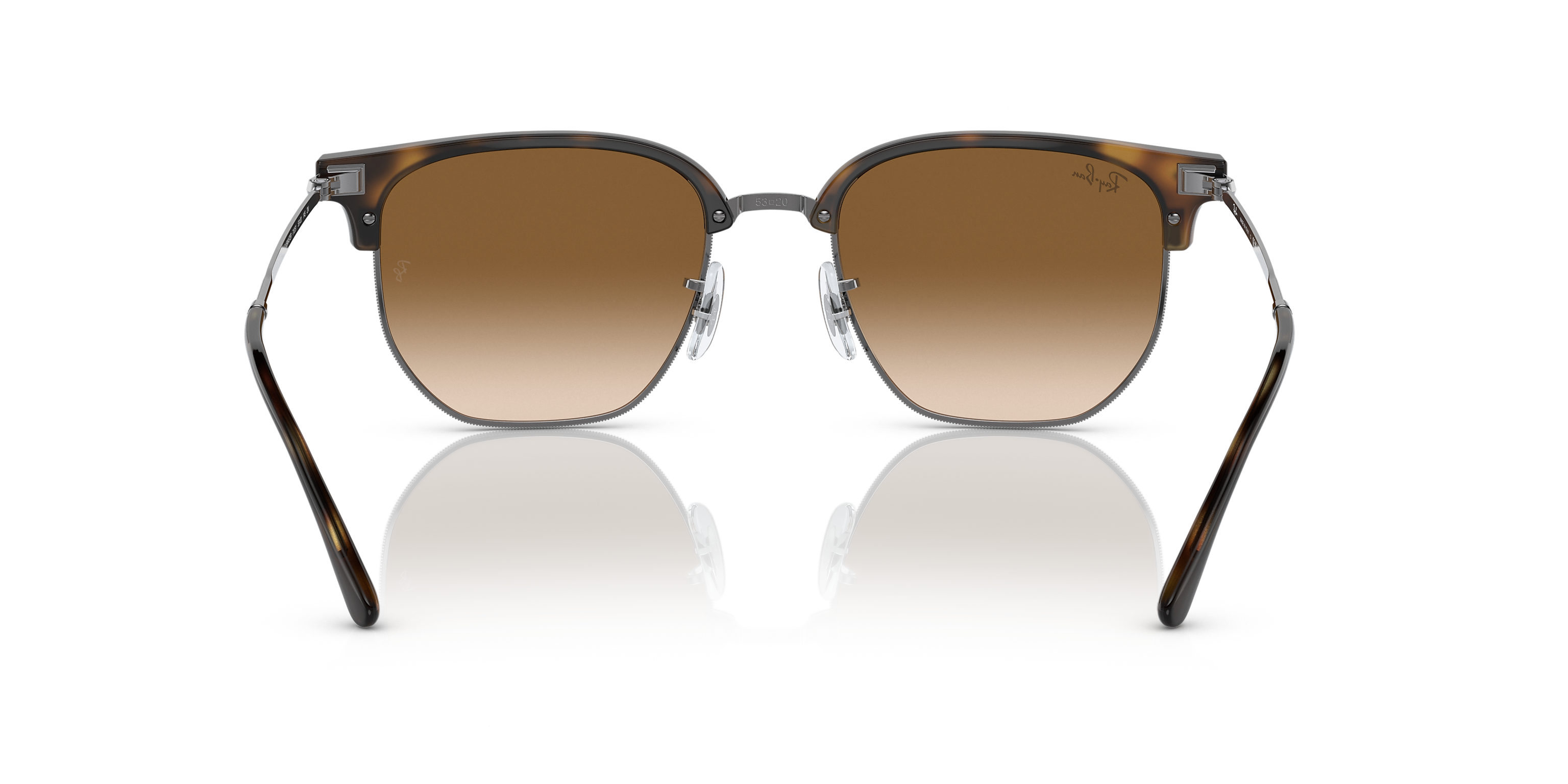 Ray-Ban New Clubmaster Havana/Brown Gradient 51mm Sunglasses 