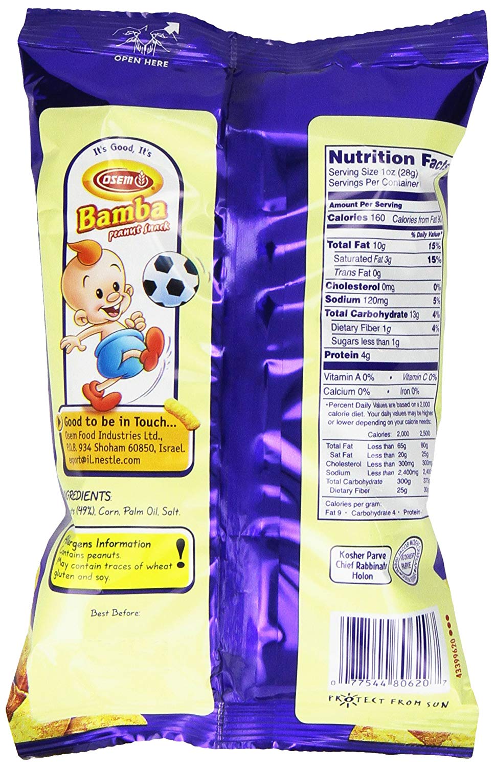 peanut butter puff corn