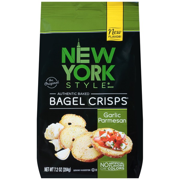 New York Style Bagel Crisps, Parmesan, Garlic & Herb 650434690997 eBay